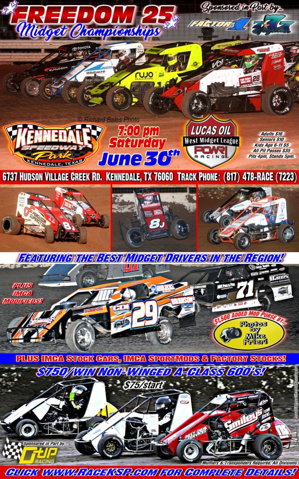 to the online home of Kennedale Speedway Park!